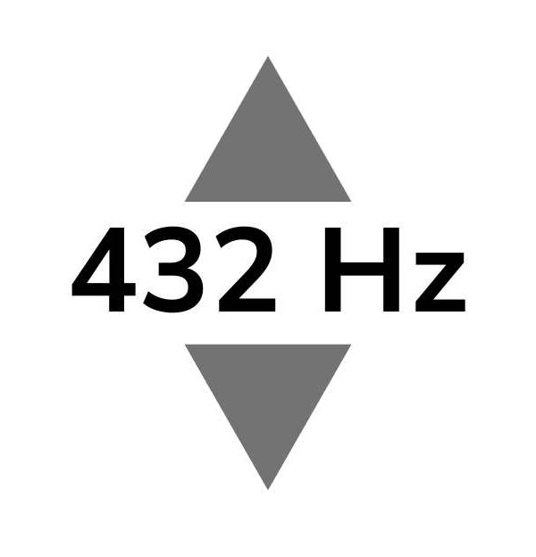 Úprava frekvence: A = 432 Hz